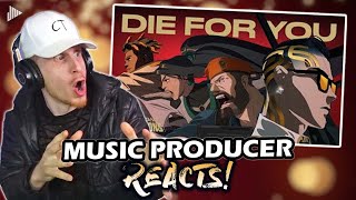 Music Producer Reacts to Die For You ft Grabbitz  VALORANT Champions 2021 [upl. by Yrroc]