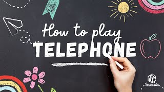 How to play Telephone  ESL Games amp Activities [upl. by Meeks]