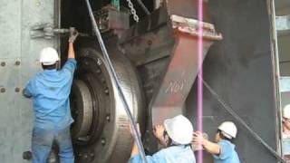 Mounting of Coal Mill Roller Pair into Mill Housing [upl. by Brunk116]