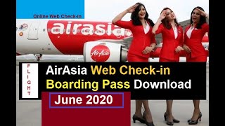 Airasia Web check in and boarding pass download  Air asia web checkin And boarding pass download [upl. by Peers892]