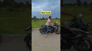 Rs200 And Ktmrc200 Video  200cc Bikes Riders  ktm rider automobile viralvideo trending [upl. by Veradi375]