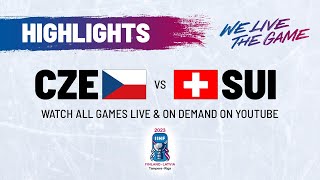 Highlights  Czechia vs Switzerland  2023 IIHFWorlds [upl. by Nere724]