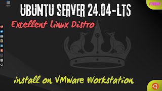 Ubuntu Server 2404 LTS Install  on VMware workstation pro [upl. by Vtehsta]