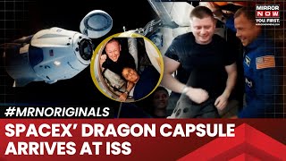 Sunita Williams  NASA  SpaceX Dragon Capsule  Astronauts Rescue Ship Arrives At ISS [upl. by Swaine]