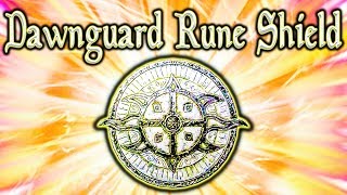 Skyrim SE  Dawnguard Rune Shield  Unique Shield Guide [upl. by Yauqram]