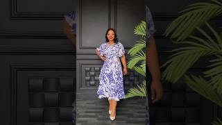 Elegant Wrap Max Dress zamakalefashion fashion afrifashion africanfashion [upl. by Larentia]