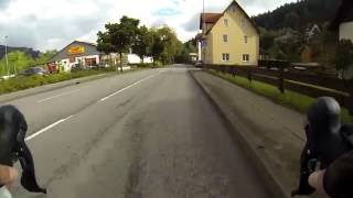 HD Ride on the B462 from Baiersbronn to Schönmünzach Black Forest Germany [upl. by Luci]