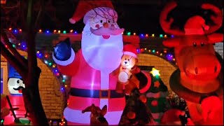 HUGE Christmas Inflatable Display 2023 christmas inflatable [upl. by Custer]