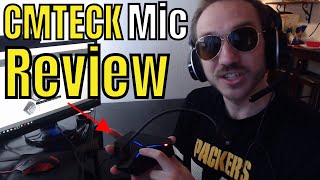 CMTECK Microphone Review  Test  Push to Talk Ps4 PC MAC [upl. by Elockin]