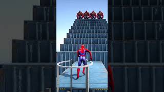 GTA 5 Epic Ragdolls  SpiderMan JumpsFails ep1162 shorts [upl. by Aniar]