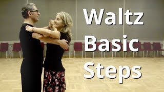 Waltz Basic Steps  Dance Lesson for Beginners [upl. by Nyladam302]