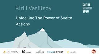 Kirill Vasiltsov Unlocking The Power of Svelte Actions [upl. by Enyalb]