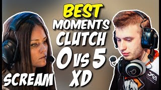 CLUTCH 0vs5 xD BYALI SICK ACE PPL JULIANO  SCREAM   CSGO BEST MOMENTS [upl. by Blumenthal850]