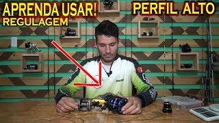 ✔ TUDO SOBRE CARRETILHA DE PERFIL ALTO APRENDA USAR  REGULAGEM [upl. by Animsay]