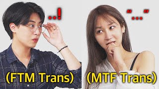 Blind date of MTF transgender and FTM transgender [upl. by June722]