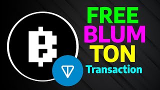 Free Blum TON Transaction BLUM Connect Wallet to Blum  Ton Wallet For Airdrop Withdrawal [upl. by Eilyw390]