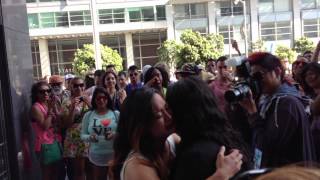 Sherie amp Claires Flash Mob Proposal I think I wanna marry you [upl. by Lundgren301]