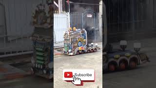 Rc Truck show Big scale model XXXL รถบรรทุกสิบล้อหัวลาก บังคับ SCANIA [upl. by Eustasius641]