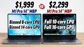 Base vs Full 14quot M1 Pro MacBook Pro  Worth 300 MORE 🤔 [upl. by Scharff7]