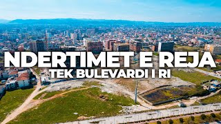 NDERTIMET E REJA TEK BULEVARDI I RI TIRANA 2023  5K DRONE VIDEO [upl. by Dlorej438]