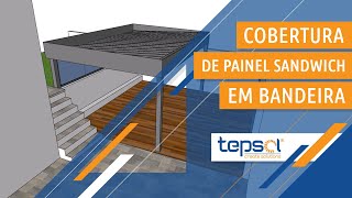 Cobertura de Painel Sandwich em Bandeira  PP2 [upl. by Adivad]