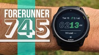 Garmin Forerunner 745  First Run and Initial Impressions [upl. by Ecyla127]