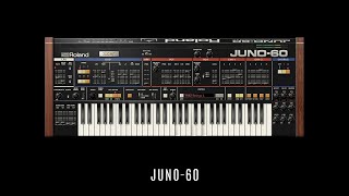 JUNO60 • Roland Cloud • 25 Selected Factory Presets • Synthwave VST • Sounds Patches • No Talking [upl. by Lund]