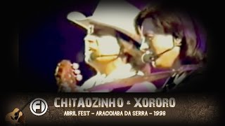 Um homem quando ama  Chitãozinho amp Xororó  1998  Araçoiaba da Serra SP [upl. by Ydoj]