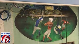 Time capsule Rockledge High School renovations reveal preserved murals [upl. by Nirak]