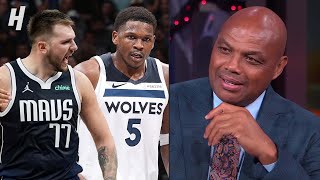 Inside the NBA reacts to Mavericks vs Timberwolves Highlights [upl. by Anilas426]