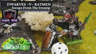 Dwarves V Ratkin 150 points  One Page Rules Skirmish Battle 3 [upl. by Shelli]