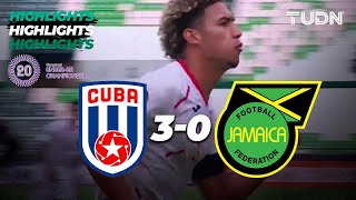 HIGHLIGHTS  Cuba 30 Jamaica  CONCACAF Sub20 Championship  TUDN [upl. by Kariv]