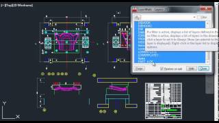 Quick View All AutoCAD Layers [upl. by Ardnasak]