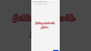 Getting started with python ctutorialbynaziasohail [upl. by Buyers]