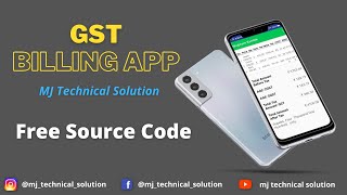 Full Project  GST Billing App in android Studio Using Java With Source Code [upl. by Nareik]