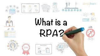 RPA In 5 Minutes  What Is RPA  Robotic Process Automation  RPA Explained  Simplilearn [upl. by Adnotal]