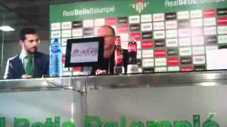 Rueda de prensa Pepe Mel BetisLevantemp4 [upl. by Gonroff]