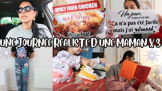 NEW VLOG JOURNÉE DANS LA VIE DUNE MAMAN DE 3 ENFANTS REAL LIFEFAMILLE DE FOU  Haul [upl. by Saber]