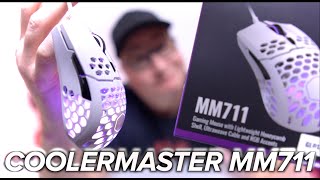 Cooler Master MM711 Gaming Mouse Review BETTER THAN THE MM710 [upl. by Hannis97]