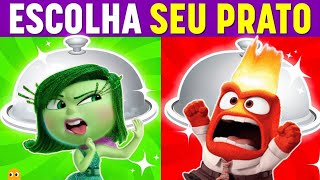 🍽️ ESCOLHA SEU PRATO 🍔🍽️🍕 EDIÇÃO DIVERTIDA MENTE  Escolha a Melhor Comida nerdquiz quiz [upl. by Hgielek]