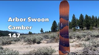 Arbor Swoon Camber 2022 Womens Snowboard Review [upl. by Hasheem869]