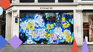 COACH X Oker art installation by Marble LDN [upl. by Nnaytsirk]