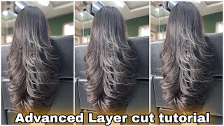 How to advanced layer hair cuttutorialstep by stepstep with layer hair cuteasy way2021in Hindi [upl. by Catharina]