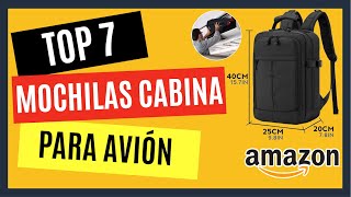 TOP 7 Mejores MOCHILAS para CABINA Avión en Amazon equipaje mano dimensiones 40x20x25cm baratas [upl. by Fagaly]