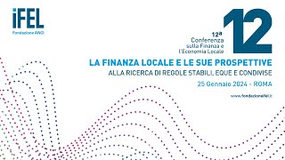 Invito alla XIIConferenzaIFEL  Pierciro Galeone Direttore Fondazione IFEL [upl. by Akital]