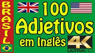 Adjetivos em ingles  A melhor maneira de decorar vocabulário em ingles  HD fotos e som [upl. by Aleil]