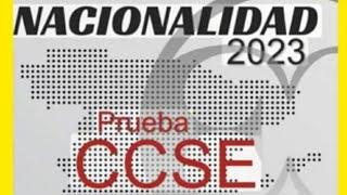 PART 22😍 CCSE 2023 PRUEBA NACIONALIDAD ESPAÑOLA CON AUDIO [upl. by Cressler]