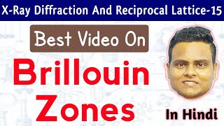 solid state physics brillouin zone in hindi  brillouin zone for simple cubic  csir net  gate [upl. by Shieh]