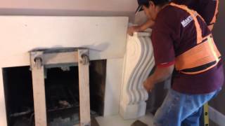 How to Install a Fireplace Mantel [upl. by Hershell885]