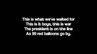 99 Red Balloons by Goldfinger lyrics [upl. by Nordin529]